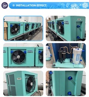 Refroidisseur à froid encastrable Ruitong pour bain de glace, pompe haute précision 2HP, refroidissement par air direct et indirect, 220V 890W