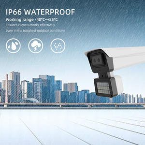 كاميرا أمان خارجية متوافقة مع HIK بدقة 2K 4MP مع كشاف ضوئي وتتبع حركة الإنسان ورؤية ليلية وصفارة إنذار مدمجة ومستشعر CMOS ذكي ومقاومة للماء IP66 - Product Image 5