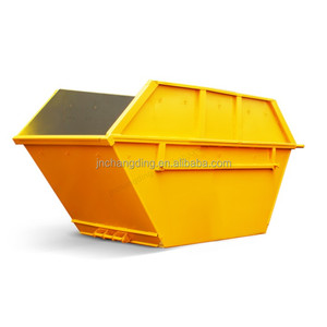 Bac à déchets industriel de 2 m³ en acier pour la collecte des déchets en Nouvelle-Zélande, avec poches pour chariot élévateur pour une manipulation facile - Product Image 2