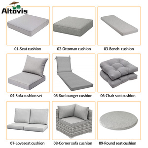 Индивидуальная высокопрочная Универсальная замена наружного шезлонга глубокая подушка для сидения для мебели для патио - Product Image 5