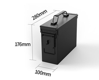 Boîte de rangement extérieure en métal étanche et antichoc M19A1/M2A1/PA108 FAT 30CAL 50CAL pour munitions