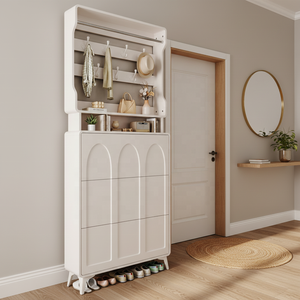 Nuova Scarpiera Moderna Ultra Sottile <span class=keywords><strong>e</strong></span> Resistente con Vano Ribaltabile, Ideale per Ingresso <span class=keywords><strong>e</strong></span> <span class=keywords><strong>Soggiorno</strong></span> di Appartamenti - Product Image 1