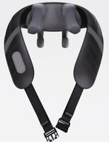 Masseur cervical sans fil électrique Shiatsu HealthPal OEM avec tête de massage ergonomique et fonction chauffante pour le cou et les épaules