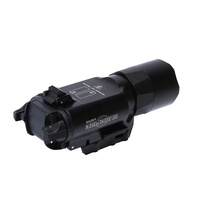 Lampe de poche tactique à faisceau long 20mm illuminateur lumière stroboscopique forte