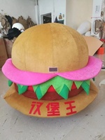 Costume de mascotte adorable en forme de hamburger Funtoys pour adulte, déguisement pour Halloween, carnaval, fête, événement