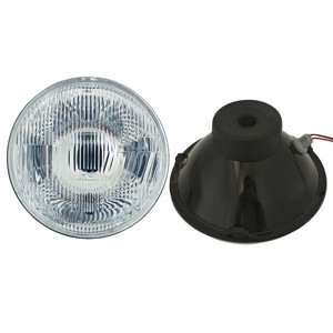 Faros Halógenos Redondos de 7 Pulgadas 6014, Haz Semisellado, 24V, Luz Amarilla, Bombilla H4, 8000 Lúmenes, para Auto y Excavadora, Nuevo Estado - Product Image 5