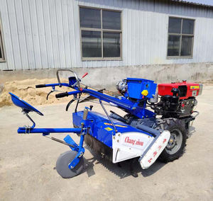 Ручной дизельный трактор с шасси 151, системой конденсации, мощностью 18 л.с., электрическим запуском, роторным культиватором и сиденьем - Product Image 6