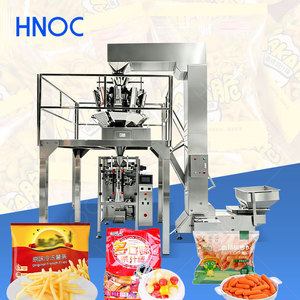 Machine d'emballage sous azote pour pop-corn au micro-ondes HNOC, machine de remplissage de sachets pour chips de banane pour les petites entreprises - Product Image 1