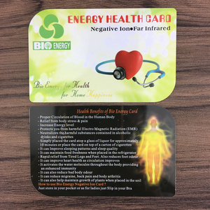 Tarjeta Bio de Energía Escalar ECAMAZ, Tarjeta de Iones Negativos Anti-Radiación para Bebidas, Cigarrillos, Salud Corporal y Bienestar Diario - Product Image 1