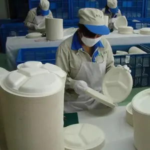 Wheat Rice Straw to Biodegradable Tableware Food Container Paper Dish Plate Making Machine Pulp Molding Disposable Pulp