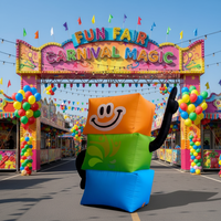 Modèle de robot gonflable personnalisable, nouveau design, ballon Oxford pour la publicité et la décoration de fête, mascotte d'art gonflable