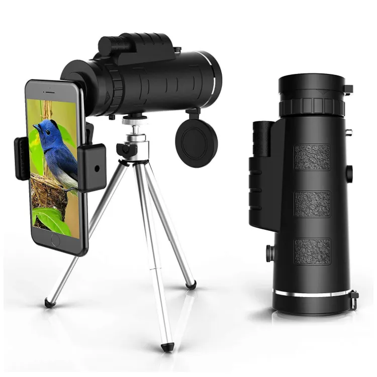 Source Factory Outdoors Monocular Telescope 40x60 High-powered Hd Focus Mobile Phone Monocular