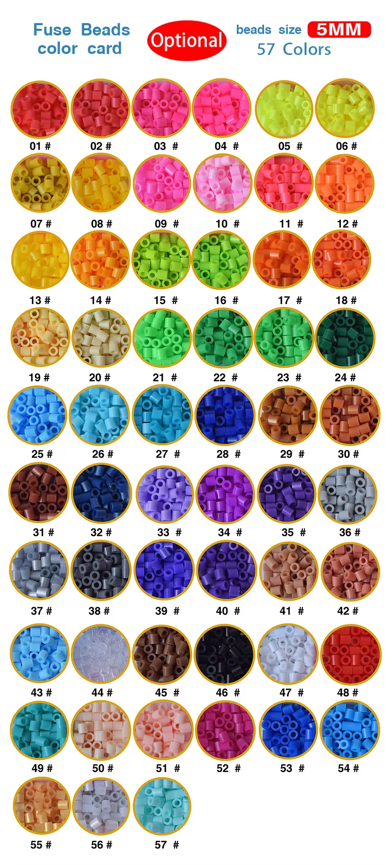 please remark the color No.