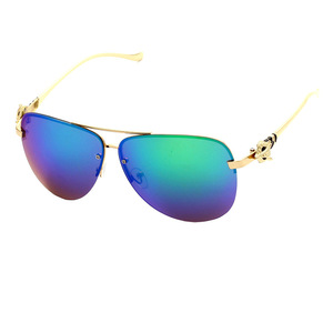 Maidis Aviator Sunglasses Gold <b>Frame</b> <b>Black</b> Lens UV400 Protection Unisex Style - Product Image 4