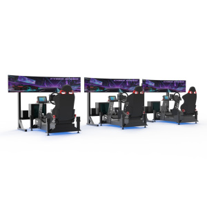 รถแข่งจำลอง GT4 3.0 4DOF พร้อมระบบควบคุม PLC และหน้าจอโค้ง 55 นิ้ว - Product Image 2