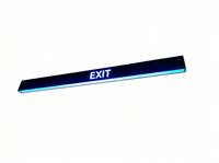 Lámpara Colgante LED para Billar, Luz Lineal LED / Luz LED para Snooker con Letra Grabada Iluminada para Decoración de Clubes y Salones de Billar