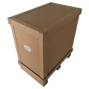 Corrugated carton pallet box for TV packaging box