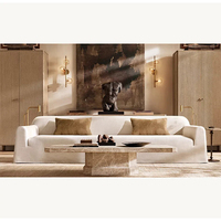 Meubles de salon sur mesure de haute qualité, design moderne, fauteuil rembourré avec housse