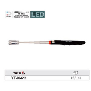 Barra magnética de recogida Tato de 8 pulgadas con mango retráctil y tope de brida para elevación de cargas pesadas - Product Image 2