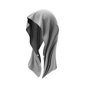 Solid Color Quick-Dry Sports Towel Knitted Technique Polyester Hoodie for Hot Weather Neck <b>Face</b> Wrap Ice Cooling - Product Image 5