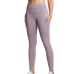High Quality <b>Women</b> Gym <b>Leggings</b> for Yoga Wear Logo Elastic Waist Sport Casual Style Regular Fit Custom <b>Women</b> <b>Leggings</b> - Product Image 4