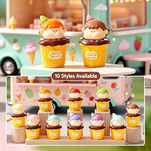 ตุ๊กตาเรซิ่นมินิสุดฮิต ของตกแต่งโต๊ะทำงาน กล่องสุ่ม DIY พวงกุญแจ ของขวัญตกแต่งรถยนต์ ขายส่ง - Product Image 3
