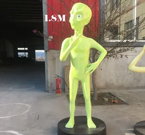 Escultura de Fibra de Vidrio de Personaje de Película, Escultura de <span class=keywords><strong>Depredador</strong></span>, Precio Bajo de Fábrica, Escultura de <span class=keywords><strong>Alien</strong></span> - Product Image 1