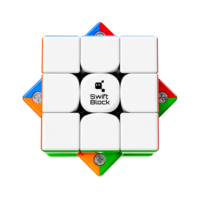 Gan Swift Block 3x3 Super Maglev UV Magnetic Speed Magic Cube Puzzle Éducatif et Cadeau