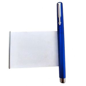 Stylo à bille personnalisable avec bannière rétractable pour la publicité, encre noire/bleue, impression UV/numérique - Product Image 3