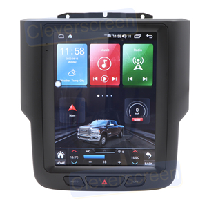 Radio Multimedia con Pantalla Táctil Completa para Automóvil, Android 13.0, Reproductor de DVD para Automóvil, Función de Enlace con Cámara de Visión Trasera para Dodge Ram 2013-2016 - Product Image 1