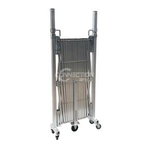 שער הזזה מאלומיניום נשלף באיכות גבוהה נייד מתרחב מעקה תנועה שער מחסום נייד זמני - Product Image 2