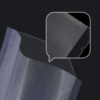Sac d'emballage alimentaire Transparent à 3 côtés, sac sous vide en Nylon gaufré, sac thermoscellé pour viande, fruits de mer, Steak, vente en gros