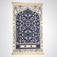 Tapis de prière musulman en fausse fourrure de cachemire de luxe, avec dos antidérapant, doux, confortable, pour la maison, couverture de prière halal
