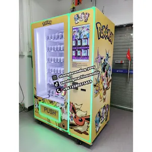 Máquina Expendedora de tarjetas comerciales de venta directa de fábrica con máquina expendedora de tarjetas adhesivas gráficas personalizadas para tarjetas deportivas a EE. UU.