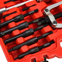Kit d'extraction interne de roulements aveugles 16 pièces avec marteau à inertie en acier à haute teneur en carbone, outil de démontage, étui rigide