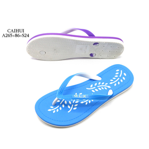 De moda a granel flip flops mujeres publicidad zapatillas flip flops - Product Image 2