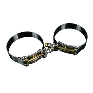 Stainless Steel 304T Exhaust Pipe <b>Clamp</b> 2.75 Inch 73-81mm Heavy Duty For Silicone Turbine Hoses - Product Image 3