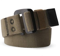 Mode Invisible Golf Stretch Ceinture No Show Élastique Web Sangle Ceinture avec Boucle Plate pour Jeans Pantalons Robes