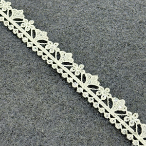 Pizzo Ricamato Floreale con Paillettes e Perline, Decorazione Unilaterale per Divani, Accessori Etnici, Abbigliamento <span class=keywords><strong>Lolita</strong></span>, Polsini Fai-da-Te - Product Image 6