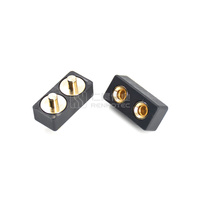 Connecteur de carte à carte flottant pour mezzanine, noir, PA46, 2 broches mâle/femelle, 100A, 6mm
