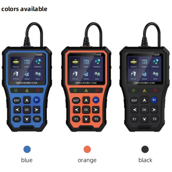 YM529 OBD2 Code Reader 12V Auto Diagnostic Tool 1-Year Warranty Engine Analyzer with for for Car Diagnosis
