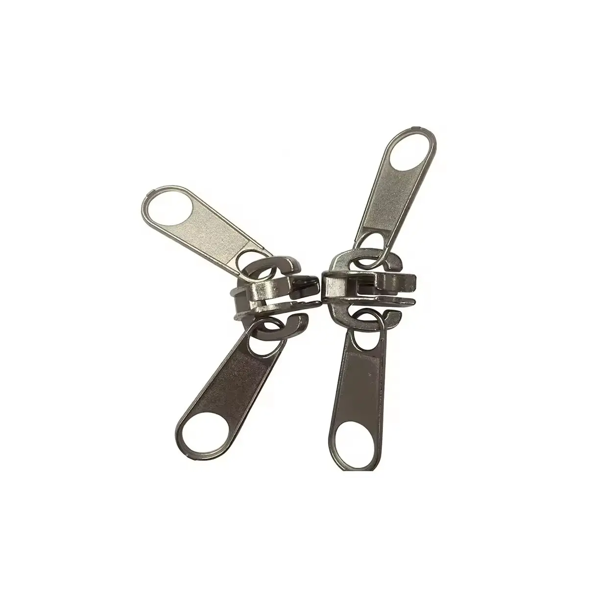 Non-lock no.5/no.7 nickel/black da puller zipper slider for tent