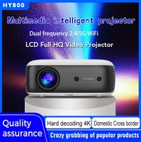 SYTA nouveau projecteur Portable HY800 double Wifi6 H713 330Ansi Lumens Smart Mini projecteur Home cinéma projecteur 4k
