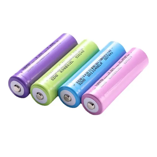 Batterie personnalisée à bouton supérieur 18650 PCB de protection 3.7V Batteries au lithium-ion 3.7V 3500mAh 18650 Cellules li-ion