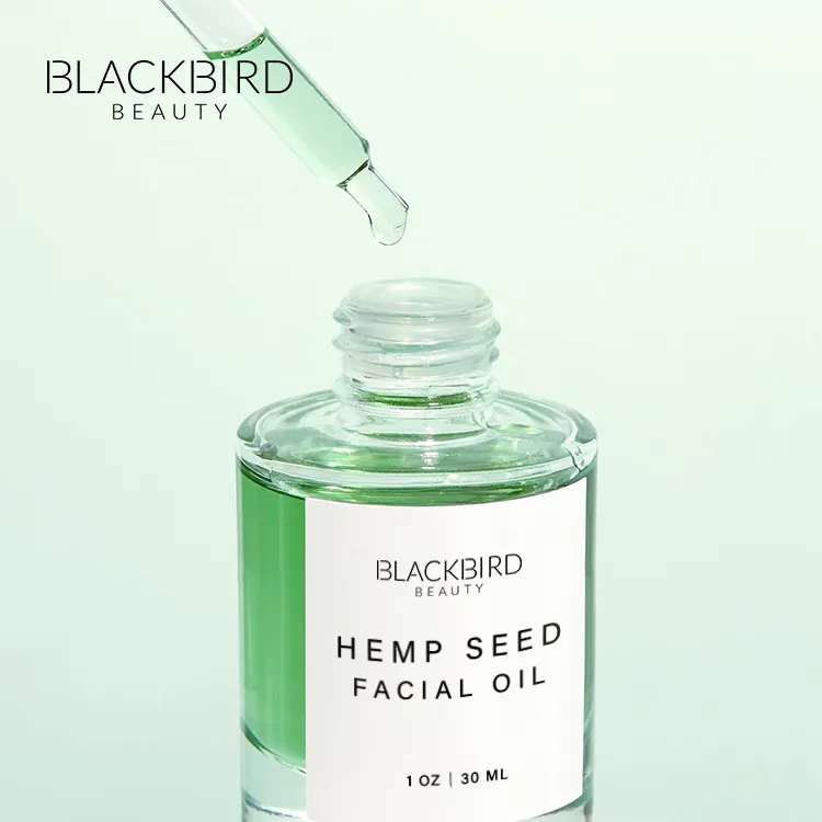OEM Organic Hemp Seed Oil In Deep Hydration Moisture Oil Skin Care Natural Hemp Face Oil