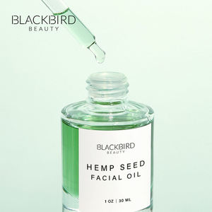 OEM organik kenevir tohumu yağı derin nemlendirici nem yağı cilt bakımı doğal kenevir yüz yağı - Product Image 1