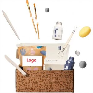 <span class=keywords><strong>Kit</strong></span> tembikar DIY (besar)-Buat proyek tanah liat kering udara Anda sendiri - Product Image 4