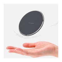Chargeur sans fil rapide de bureau à design rond, compatible avec plusieurs appareils, ports USB Type C, 10W 15W, vente chaude