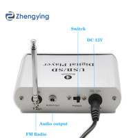 Penguat Daya USB Card U Disk 12V Mini Pemutar MP3 Kecil dengan Kustomisasi Lintas Batas Mini Receiver & Amplifier