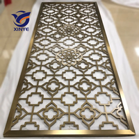 OEM Designs Plaques de séparation perforées en métal sculpté avec peinture et placage de séparation en aluminium pour le sol au plafond